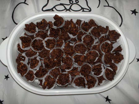 Cornflakeshupferl mit Milchschokolade
